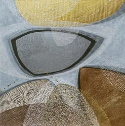 Abstract Gold Shapes