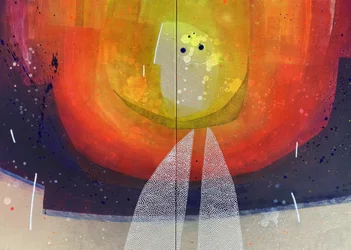 Vibrant Cosmic Glow