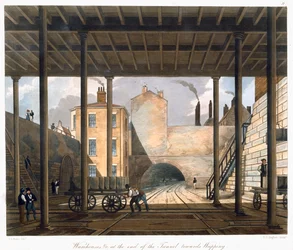 Warehouses at the End of the Tunnel Towards Wapping, Liverpool, 1832-1833