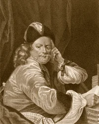 Thomas Killigrew, Engraved by J.J Van den Bergh