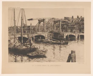 The Skinny Bridge in Amsterdam