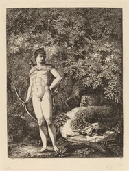 Apollo with a Bow and Dragon, 1771