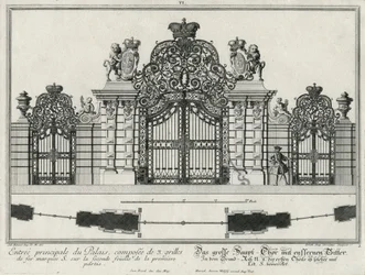 Ground Plan and Elevation of the Main Entrance Gate