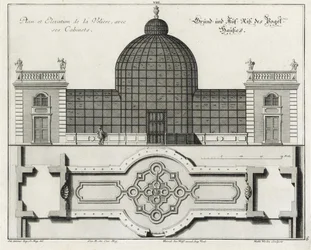 Plan and Elevation of the Birdhouse in the 