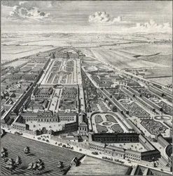 View of the Garden of Prince Eugene and the Adjacent Gardens of the Salesian Convent and Prince Schwarzenberg