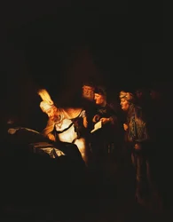 Pontius Pilate Refusing to Alter the Inscription to be Placed on Christ