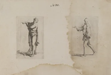 Standing Man, Pointing to Left