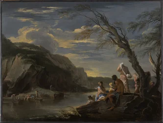 Landscape with Bathers
