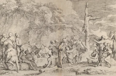 The Crucifixion of Polycrates the Tyrant after His Capture by the Persians