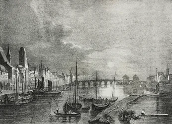 View of Frankfurt, Germany, from Poliorama Pittoresco, No. 19, December 18