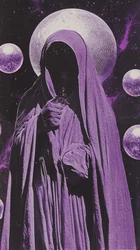Purple Cosmic Figure