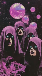 Purple Cosmic Mystics
