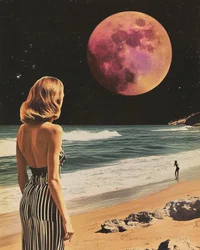 Red Moon Beach Dream