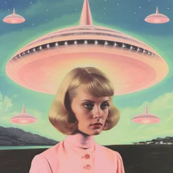 Retro Alien Encounter