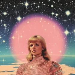 Retro Future Space Woman