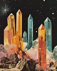 Starry Crystal Peaks