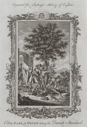 Odun, Earl of Devon taking the Danish Standard