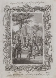 The Britons submitting to Claudius