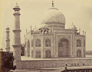 Agra; The Taj, from the Corner of the Quadrangle
