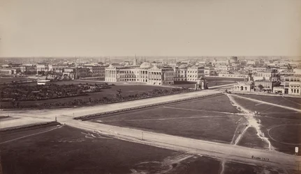 Calcutta. General View. Government House in the Foreground