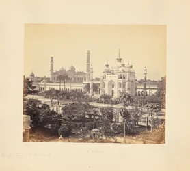 Lucknow; View from the Terrace of the Hooseinabad Imambara