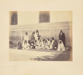 Srinuggur; A Group of Kashmiri Women