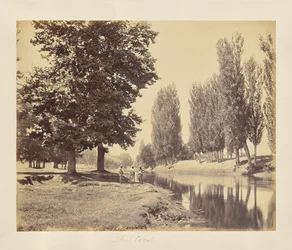 Srinagar; View down the Dhul Canal