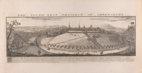 South West Prospect of Shrewsbury, Shropshire