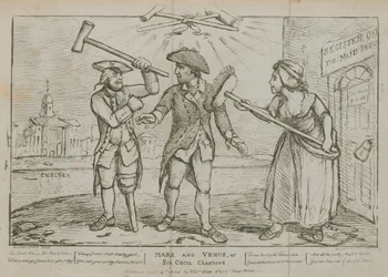 Mars and Venus or Sir Cecil chastised