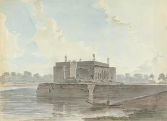 Ruined Palace by a River