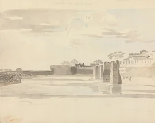 The East Gate at Tanjore (S. India)
