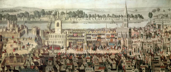 The Coronation Procession of King Edward VI in 1547