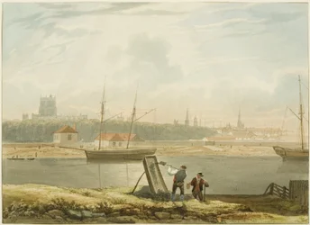 View across the Floating Harbour, c.1825