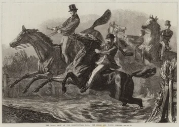 The Horse Show at the Agricultural Hall, the Fence and Water Jumping