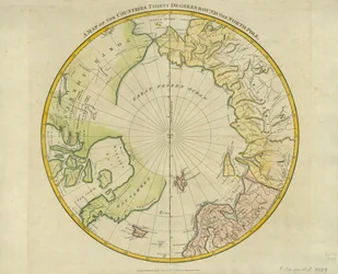 A Map of the Countries Thirty Degrees round the North Pole, from 