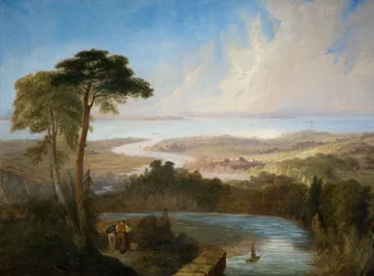 Panoramic View of the Severn Estuary