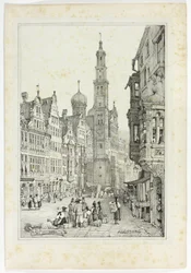 Augsburg, from Facsimiles of Sketches made in Flanders and Germany