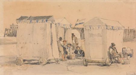 Bathing Tents on the Beach, Ostend