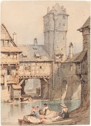 Laundresses before the Water Tower, Nuremberg