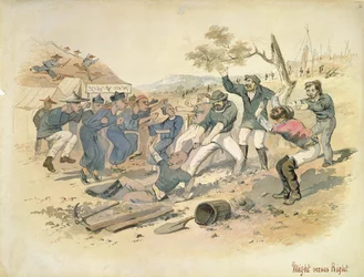 Might versus Right, c.1861