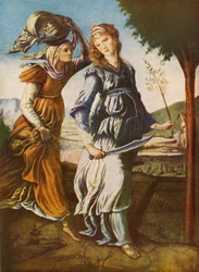 Judith and her servant with the head of Holofernes
