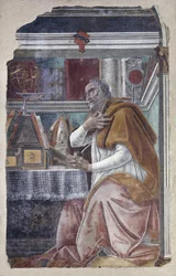 Saint Augustine in His Study