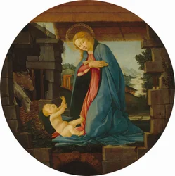 The Virgin Adoring the Child, 1480-1490