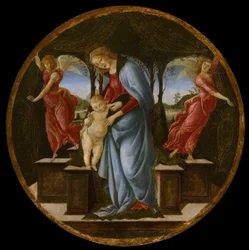 Virgin and Child with Two Angels