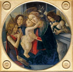 Madonna with Child, Young St. John the Baptist and Angels