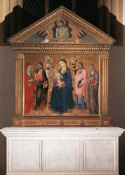 Madonna and Child with Saints and Christ in Pieta