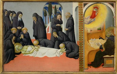 The Death of Saint Jerome Among His Disciples: He Appears to Saint Cyril, Bishop of Jerusalem