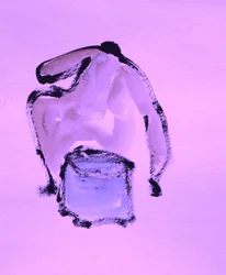 Abstract Lavender Form