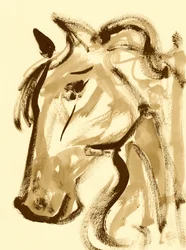 Elegant Horse Profile