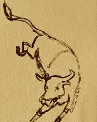 Expressive Charging Bull
